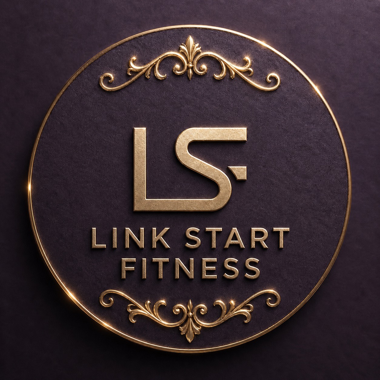 Link start fitness ロゴ